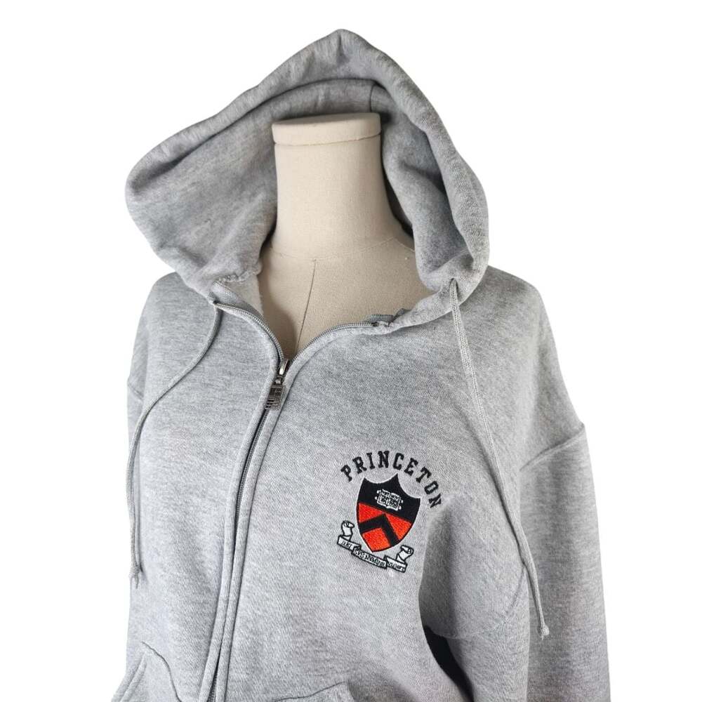 Russell Athletic Princeton University Embroidered Logo Full Zip Hoodie Sz. S - Picture 4 of 5